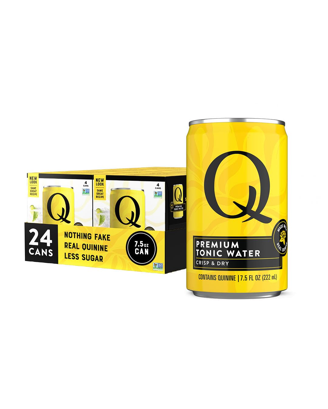 Q TONIC WATER with Real Quinine & Organic Agave - Ideal for Cocktails & Mocktail