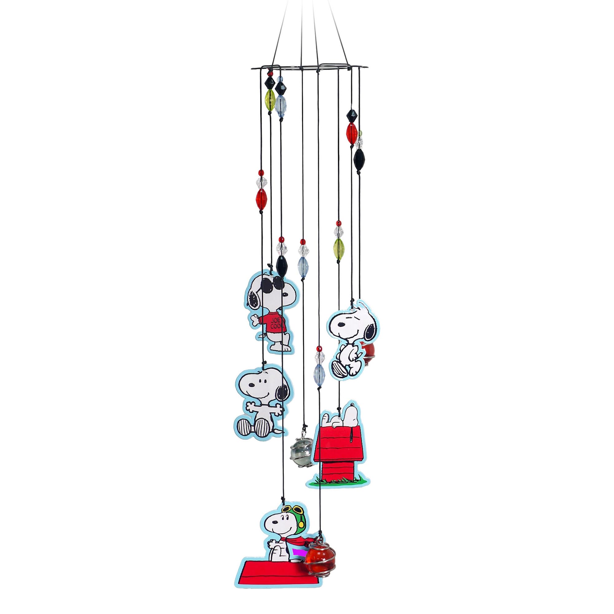 Spoontiques Snoopy Wind Chime - Garden Décor - Decorative Chimes for Yard and Ga