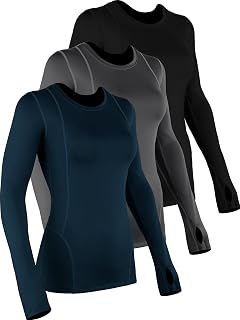 Cadmus Quick-Drying Running Long Sleeve Shirt for Women Workout Shirts