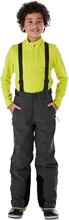 Killtec Ksw 79 Bys Ski Pnts Boys' Functional Trousers with Removable Bib, Snow Guard and Edge Protection