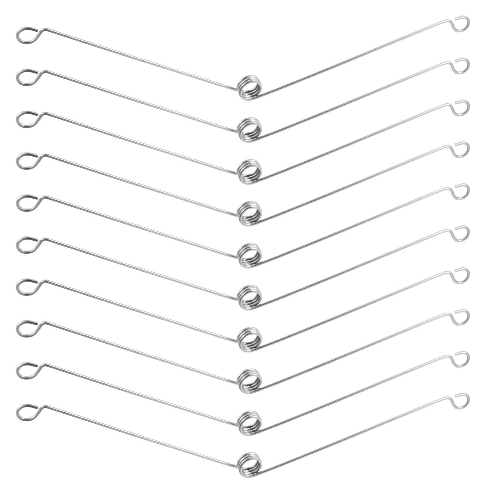 10PCS Spring Clips for Recessed Light Fixtures Torsion Spring Clips Metal Recess