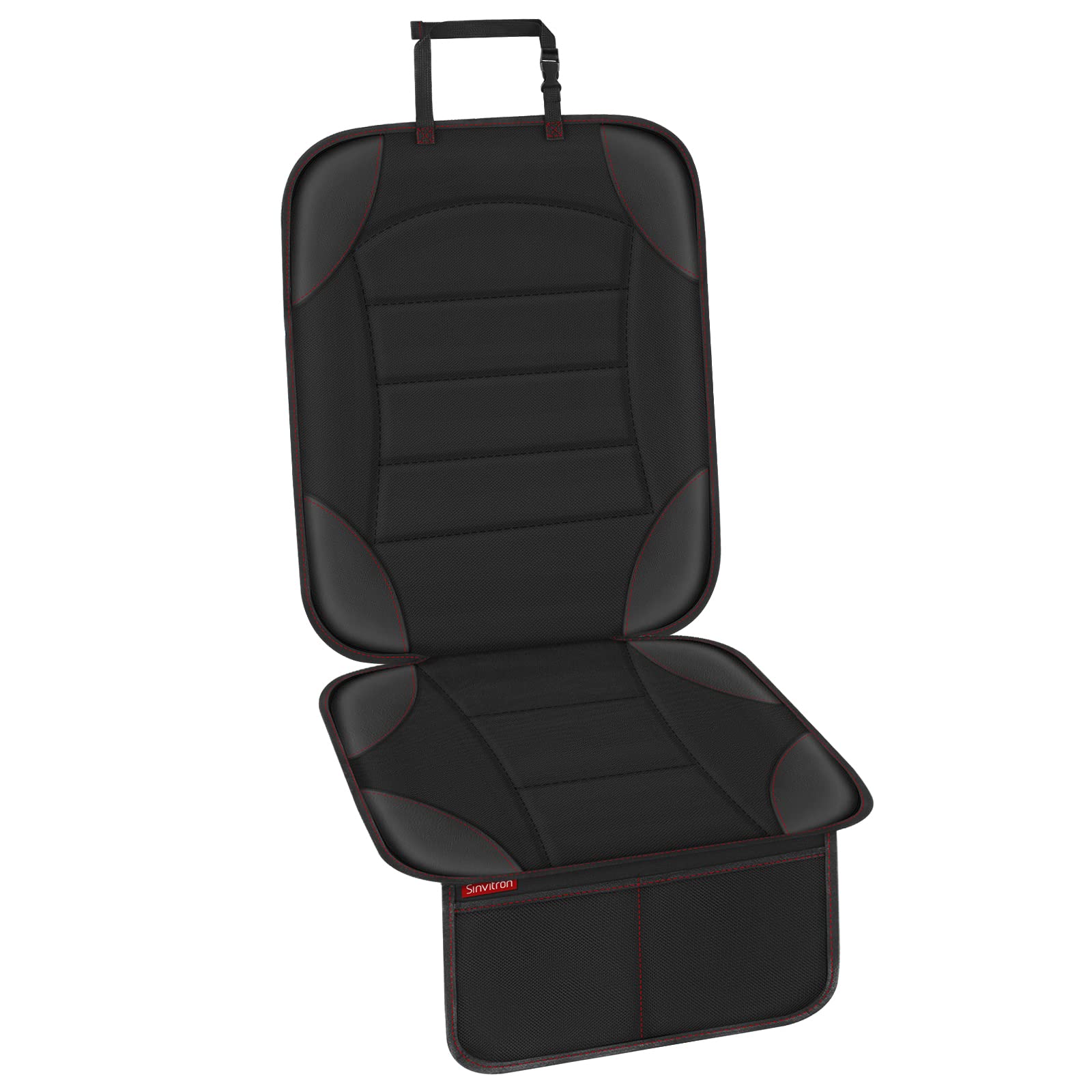 Sinvitron Car Seat Protector for Child Car Seat - Waterproof Non-Slip Leather Ma