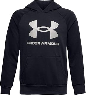 Under Armour Boys Rival Fleece Hoodie Warm-Up Top