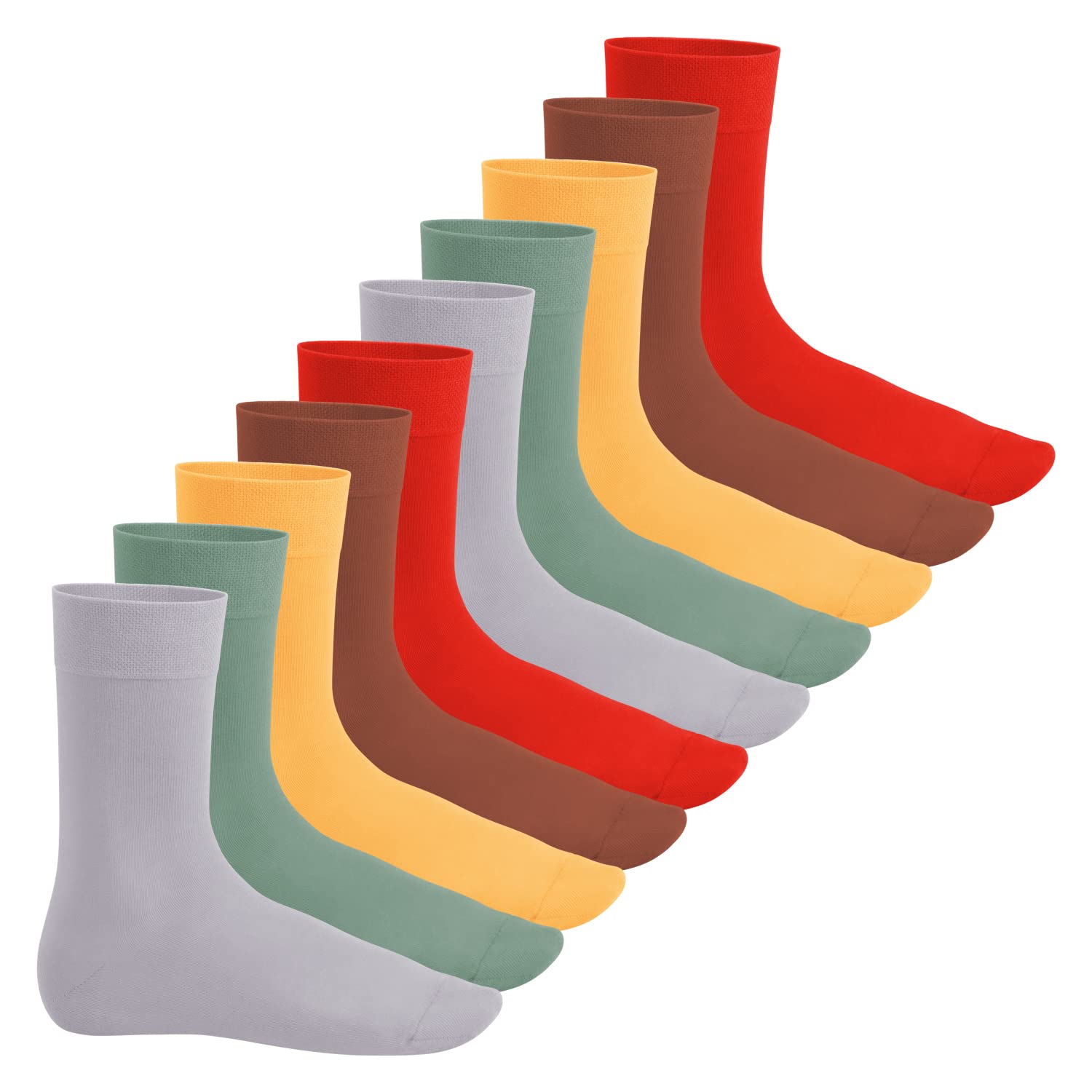FOOTSTAR Original socks for everyday use. Unisex socks, 10 pairs, many trendy co