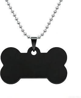 Personalized Dog Bone Pendant Necklace, Fashion Jewelry for Pet Lovers(Do Not Support Customization)
