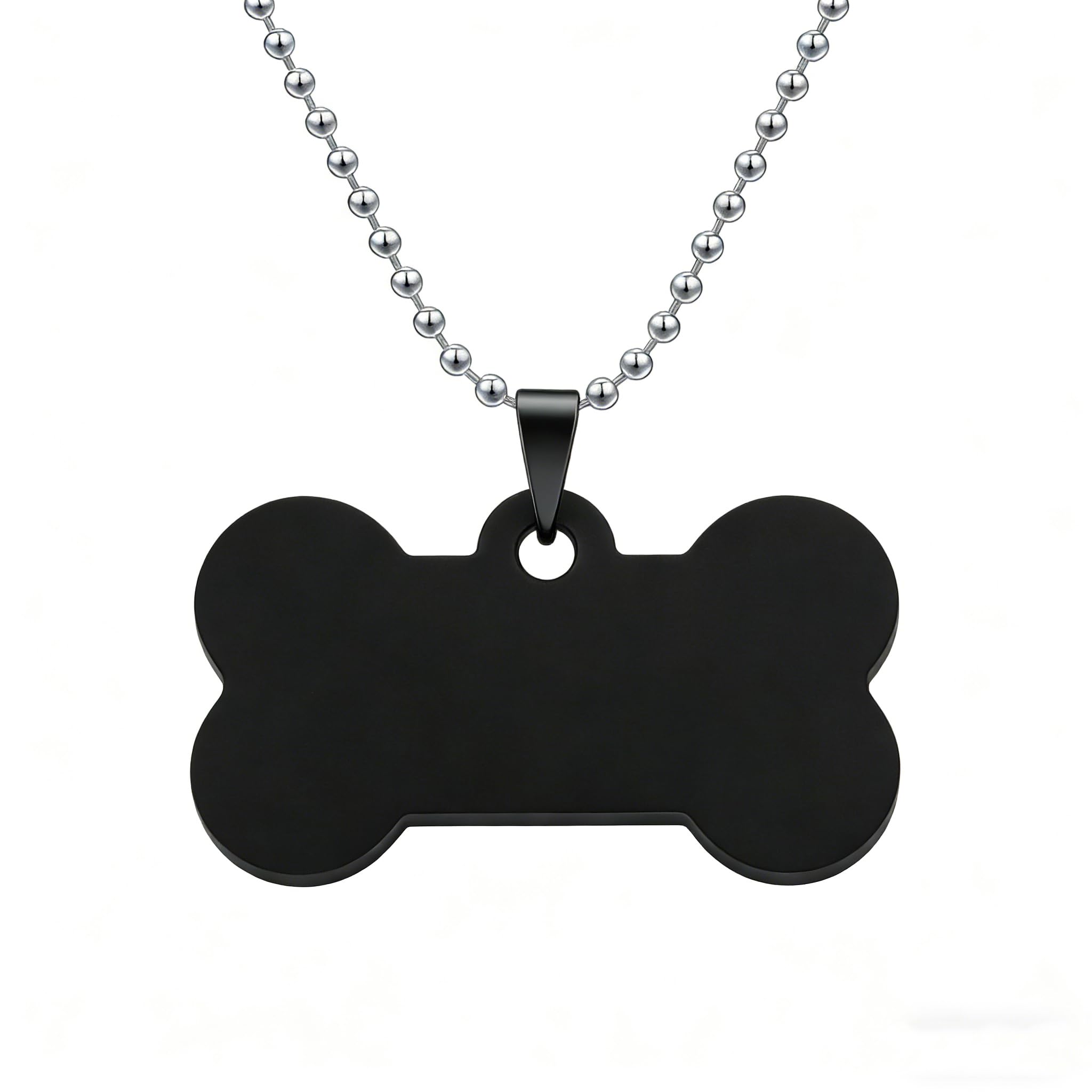 Personalized Dog Bone Pendant Necklace, Fashion Jewelry for Pet Lovers(Do Not Su