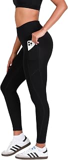 YITTY Active Workout Leggings for Womens – High Waisted Pocket Leggings, Yoga Pants for Workout Athletic, Gym