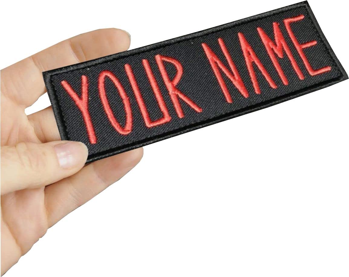 Custom NAME TAG,for Ghosbusters uniform, Personalized Embroidered PATCH/Iron on/