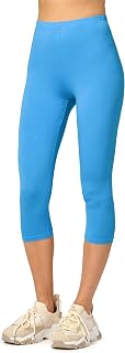 Merry Style MS10-144 Women's 3/4 Comfortable Viscose Capri Trousers Women's Sports Outfit Cycling Shorts