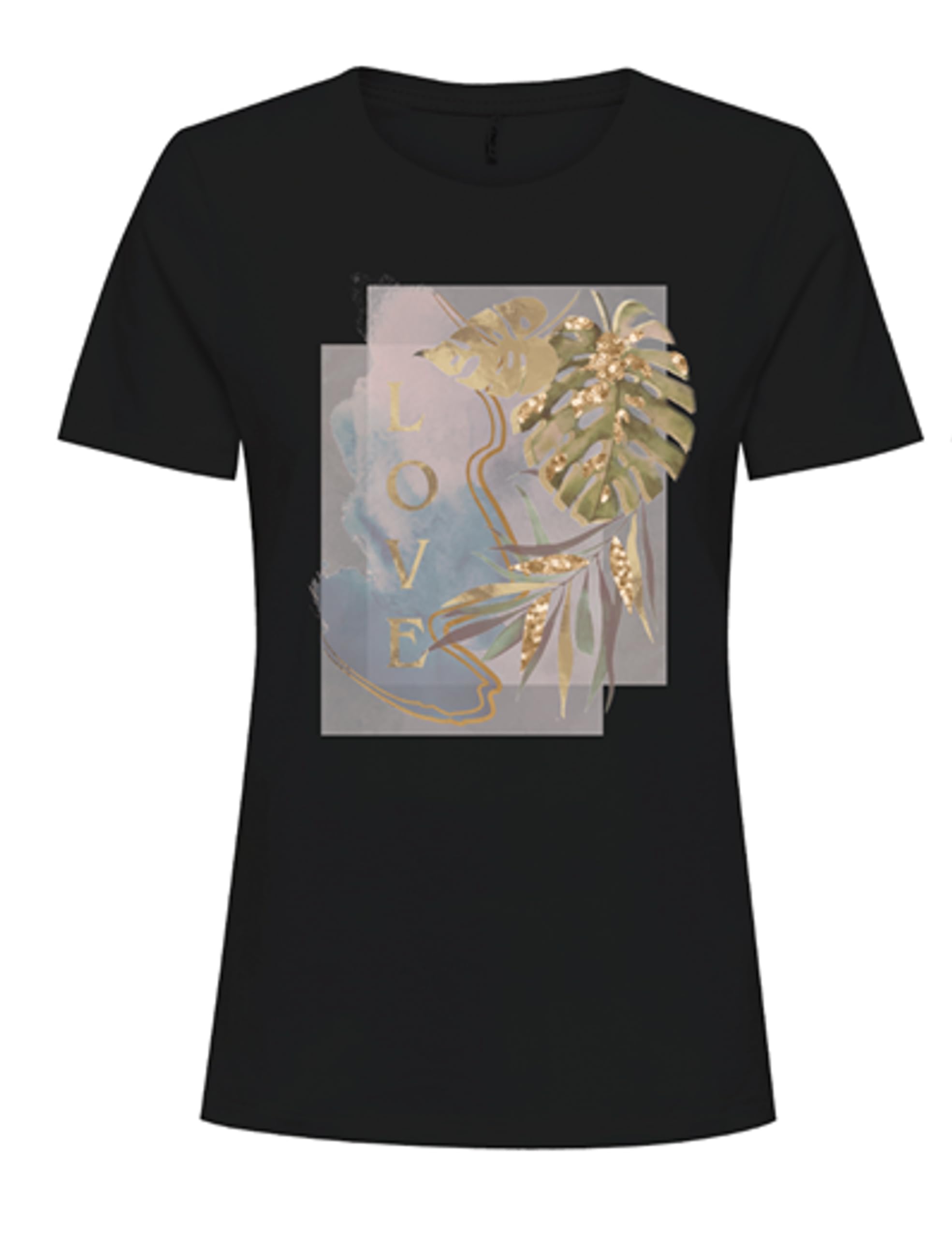 ONLY Onlkita Reg S/S Mix Top Box CS Jrs Ex. T-Shirt Donna