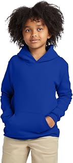 Hanes Boys' EcoSmart Fleece Hoodie, Hooded Sweatshirt for Boys, Pullover Sweatshirt