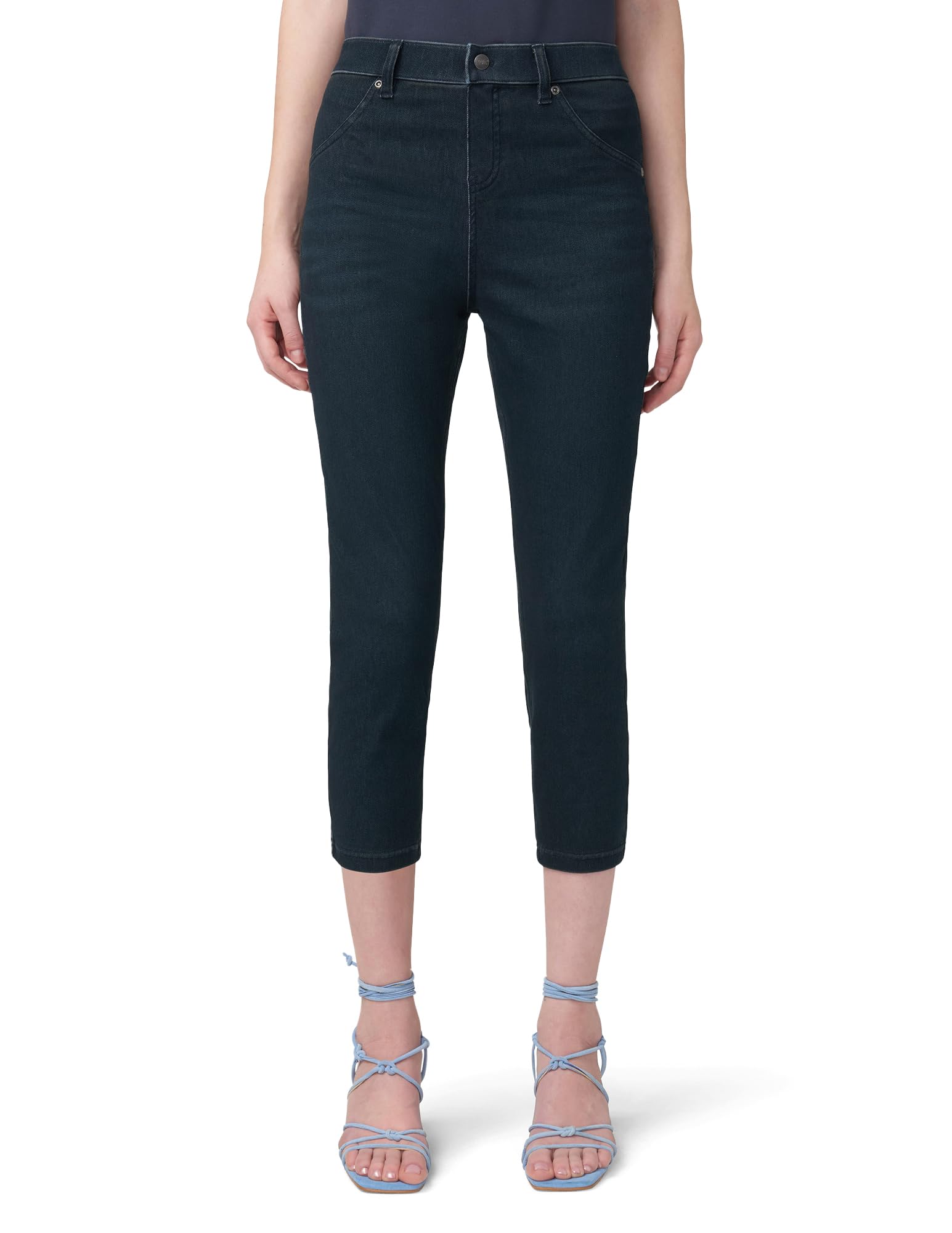 Hue Women's Ultra Soft High Waist Denim Capri Leggings