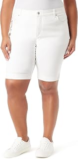 Gloria Vanderbilt - Amanda Women's Bermuda High Rise Short Plus Shorts