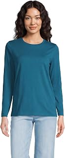 Lands' End Women's Supima Long Sleeve Crew Tee