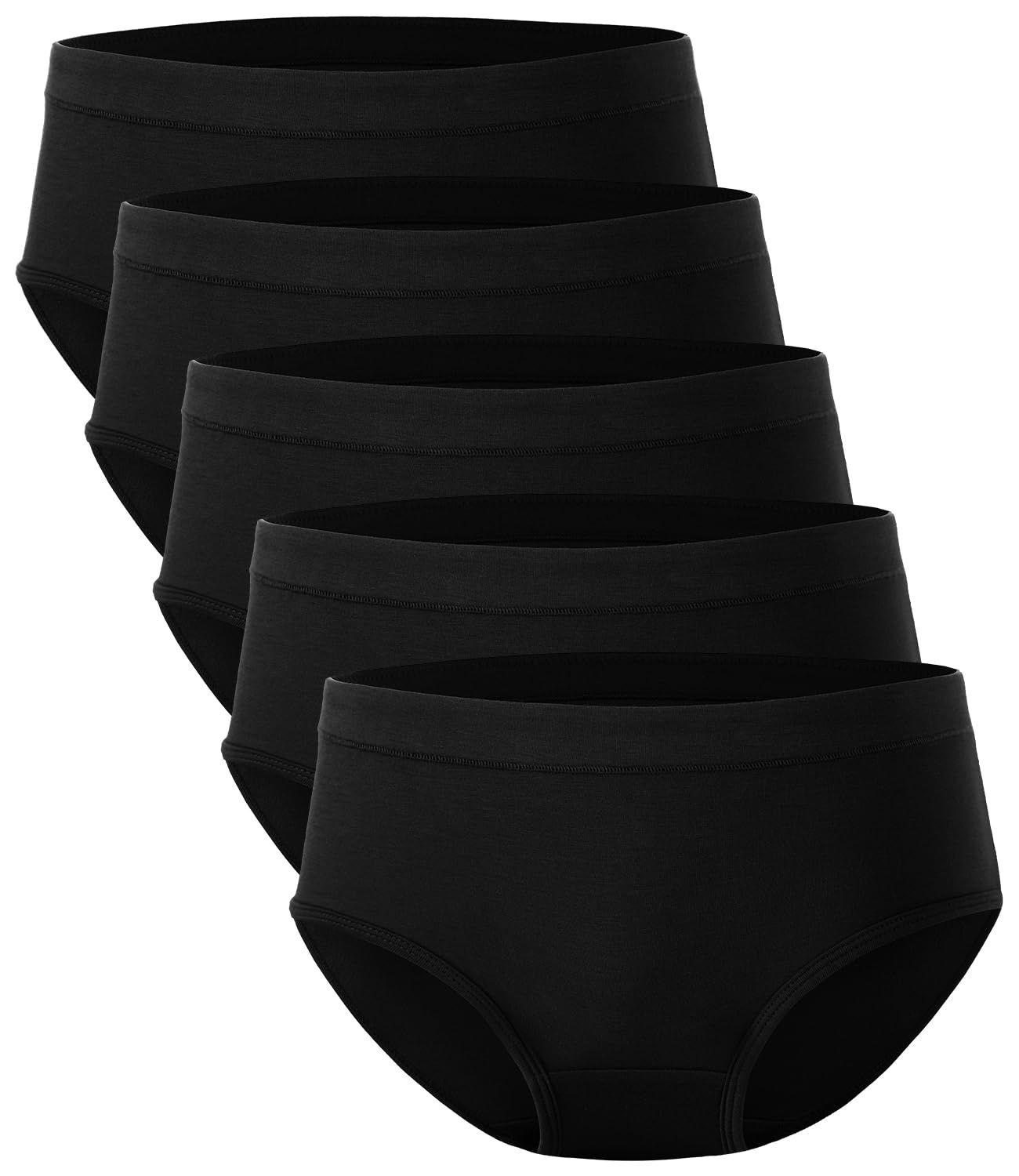 BAMBOO COOL Womens Underwear, Moisture-Wicking Briefs, Soft and Breathable Panti