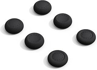 Savage Raven by Skull & Co. Skin, CQC Thumb Grip Set Joystick Cap Analog Stick Cap for Nintendo Switch 2 Joy-Con Controller - Black, 3 Pairs(6pcs)