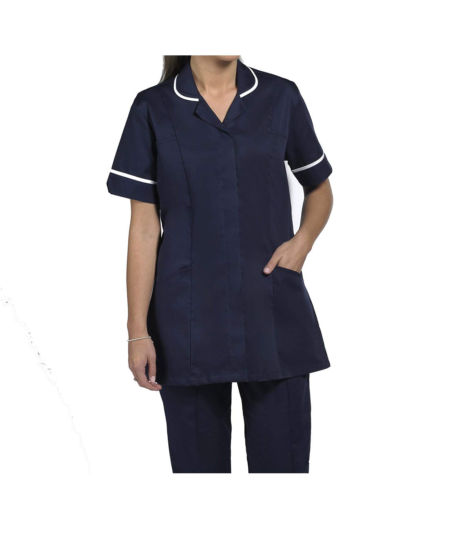 Skywear T66 Healthcare and Beauty Tunics Woman Girls Ladies Tops Office Uniform 