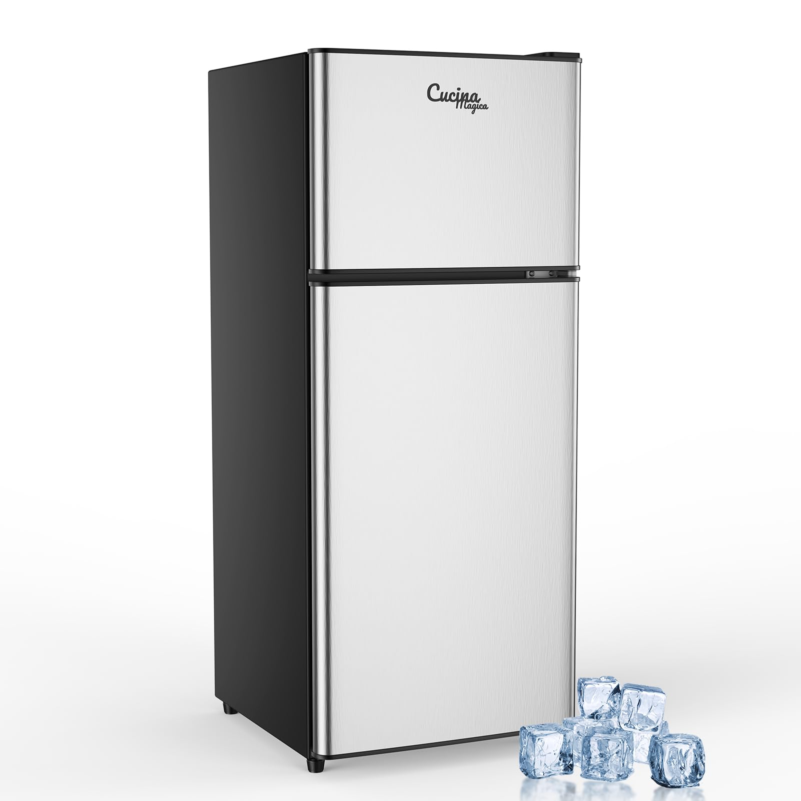 3.8 Cu Ft Mini Fridge for Bedroom Small Fridge, Small Refrigerator | 2 Door Mini