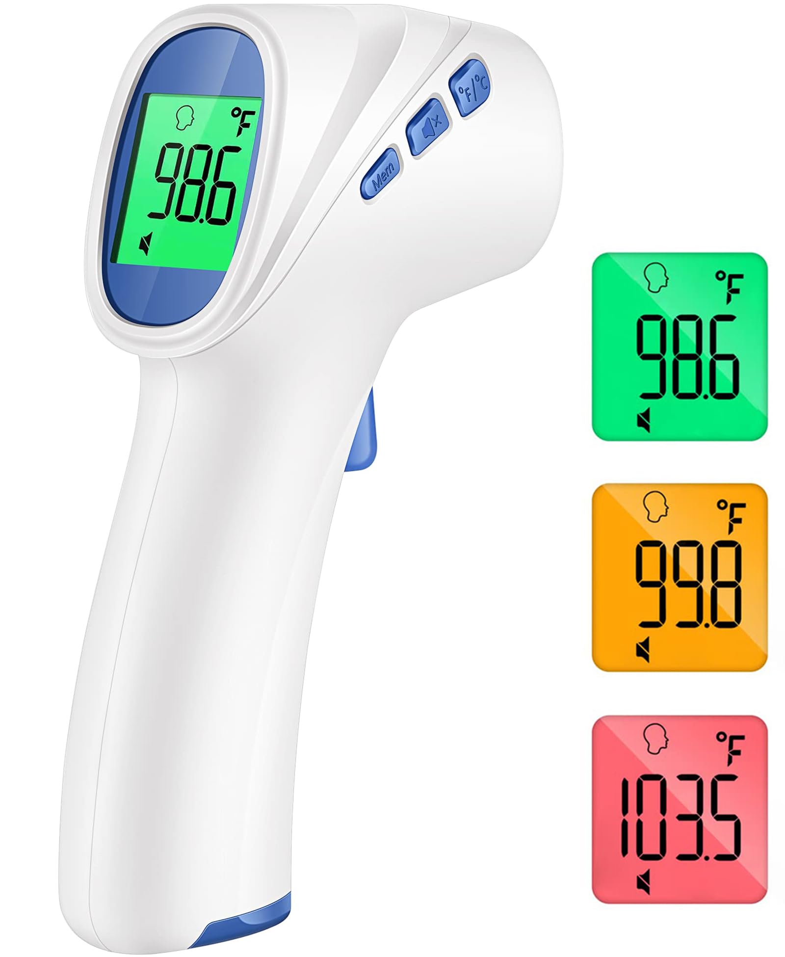 Forehead Thermometer for Adults and Kids, Non Contact, Fast Accurate Result | 3-