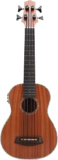 Acoustic Bass Guitar 4 String Acoustic Electro Acoustic Acoustic Guitar Ukulele Wooden with Equalizer for Concert