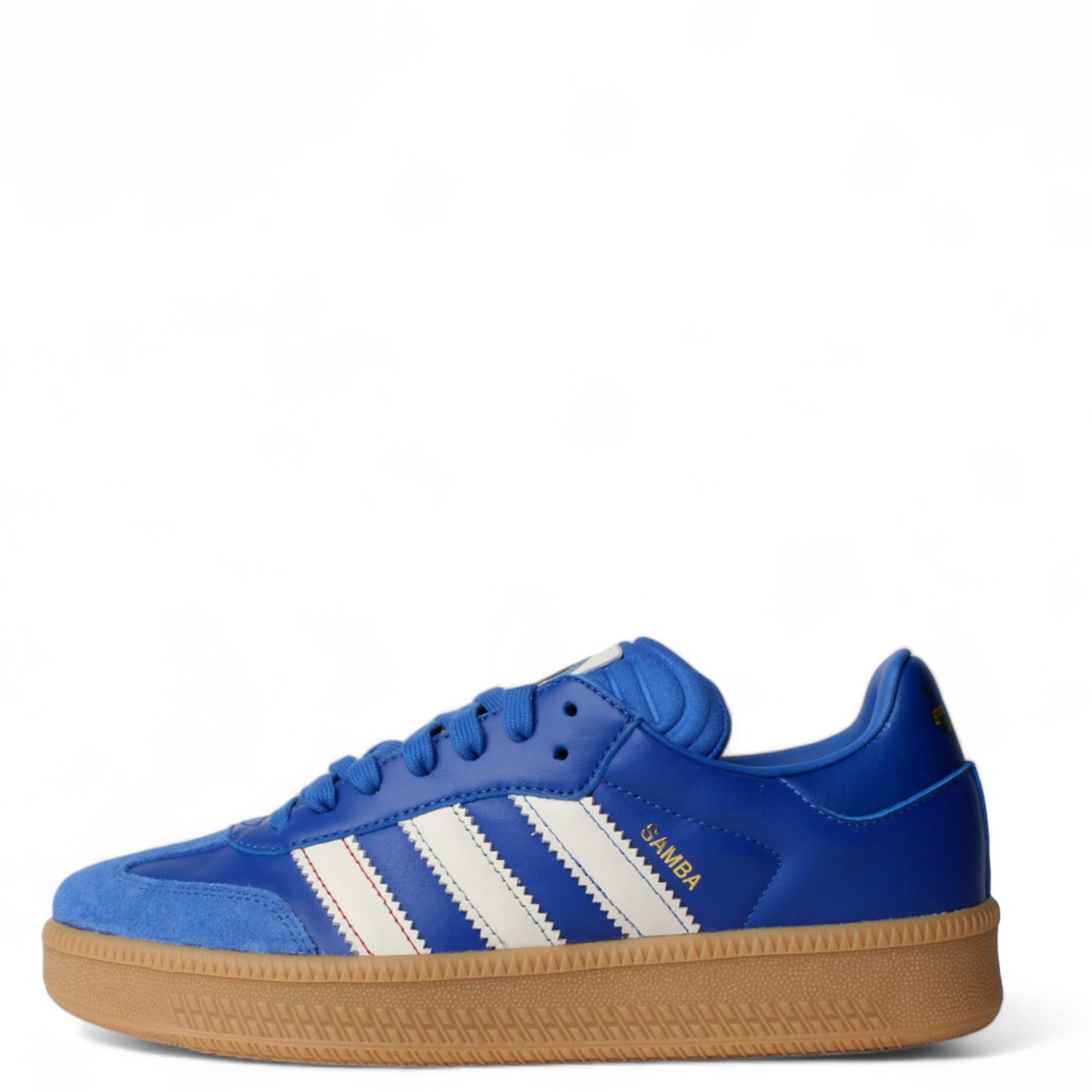 adidas Vanquish 6 Lea m, Men's Running Shoes, Blue White Cloud White Gum, 41 1/3