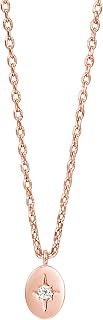 PAVOI 14K Gold Plated Engraved Coin Pendant Necklaces for Women