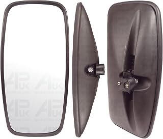 Universal Mirror Head + Glass Tractor Lorry Digger Truck Plant Replacement for JCB Bus Truck