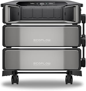 EF ECOFLOW 12kWh Power Station: DELTA Pro Ultra with Extra Battery | 120/240V 7200W AC Output, Lifepo4 Battery, Expandable to 90kWh, Home Backup Power, Solar Generator for Home Use, Emergency