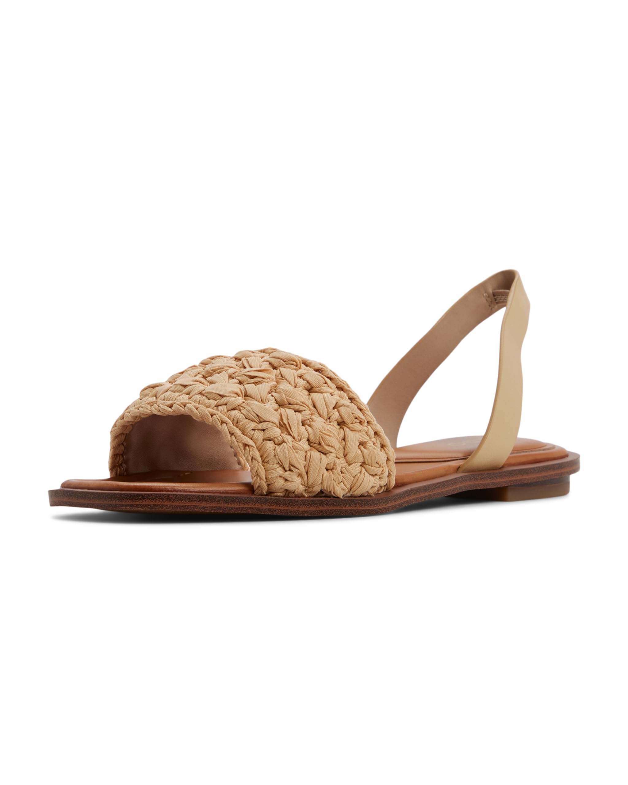 ALDO レディース Solena フラットサンダル, ナチュラル, 9