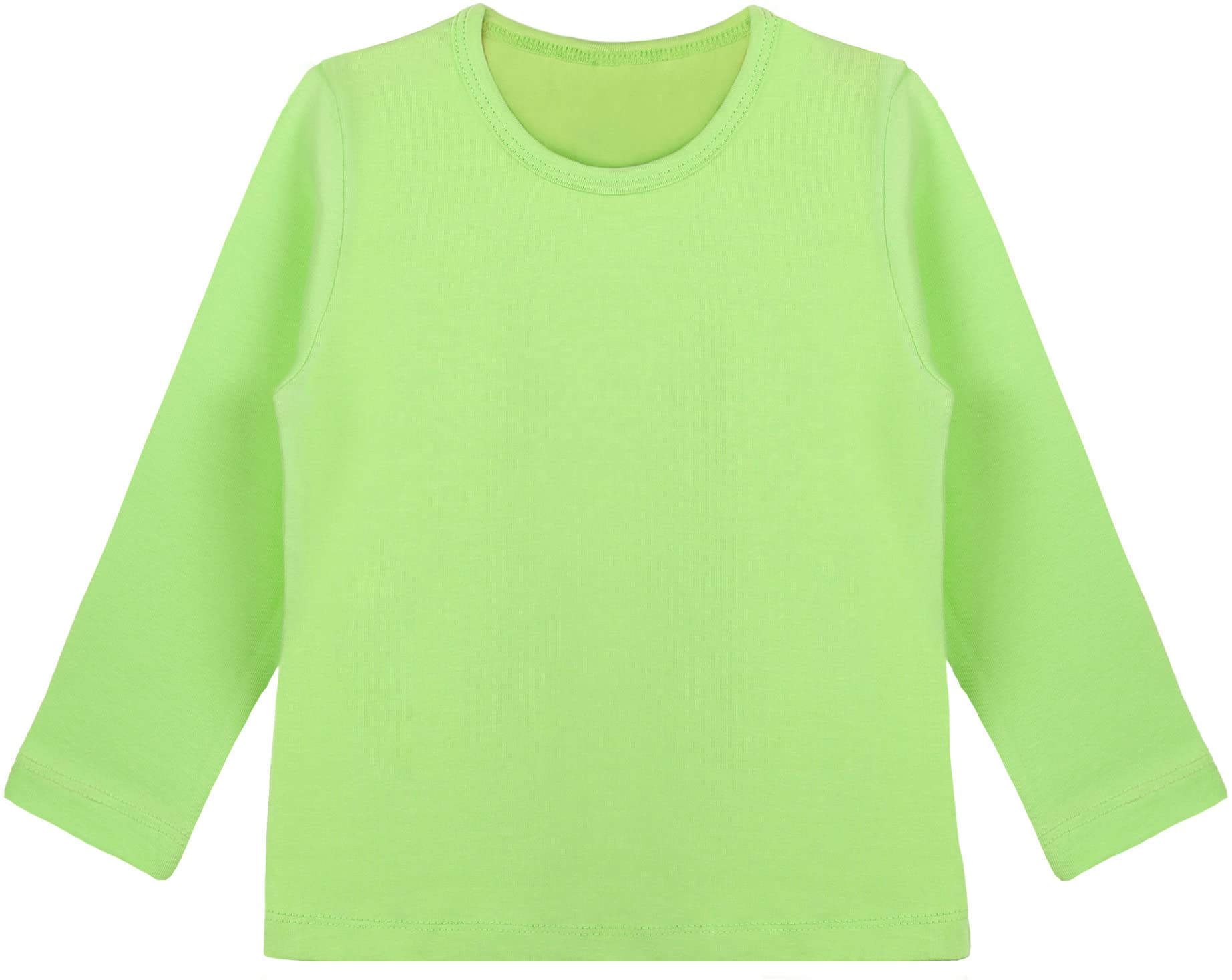 Lilax Girls Basic Long Sleeve Round Neck T-Shirt