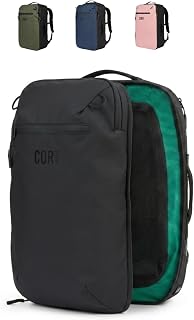 COR Surf Travel Backpack | Flight Approved Carry On Laptop Backpack with Secret Passport Pockets | The Island Hopper