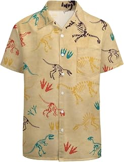 Men's Hawaiian Shirt Casual Button Down Short Sleeve Aloha Beach Shirt Party Shirt
