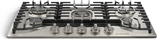 GASLAND 30 Inch Gas Cooktop with 5 Italy Burners, Cast Iron Grate | Built-in Propane Stovetop, Gas Countertop 120V Plug-in with Thermocouple Protection, 304 Stainless Steel Panel, CSA Certified