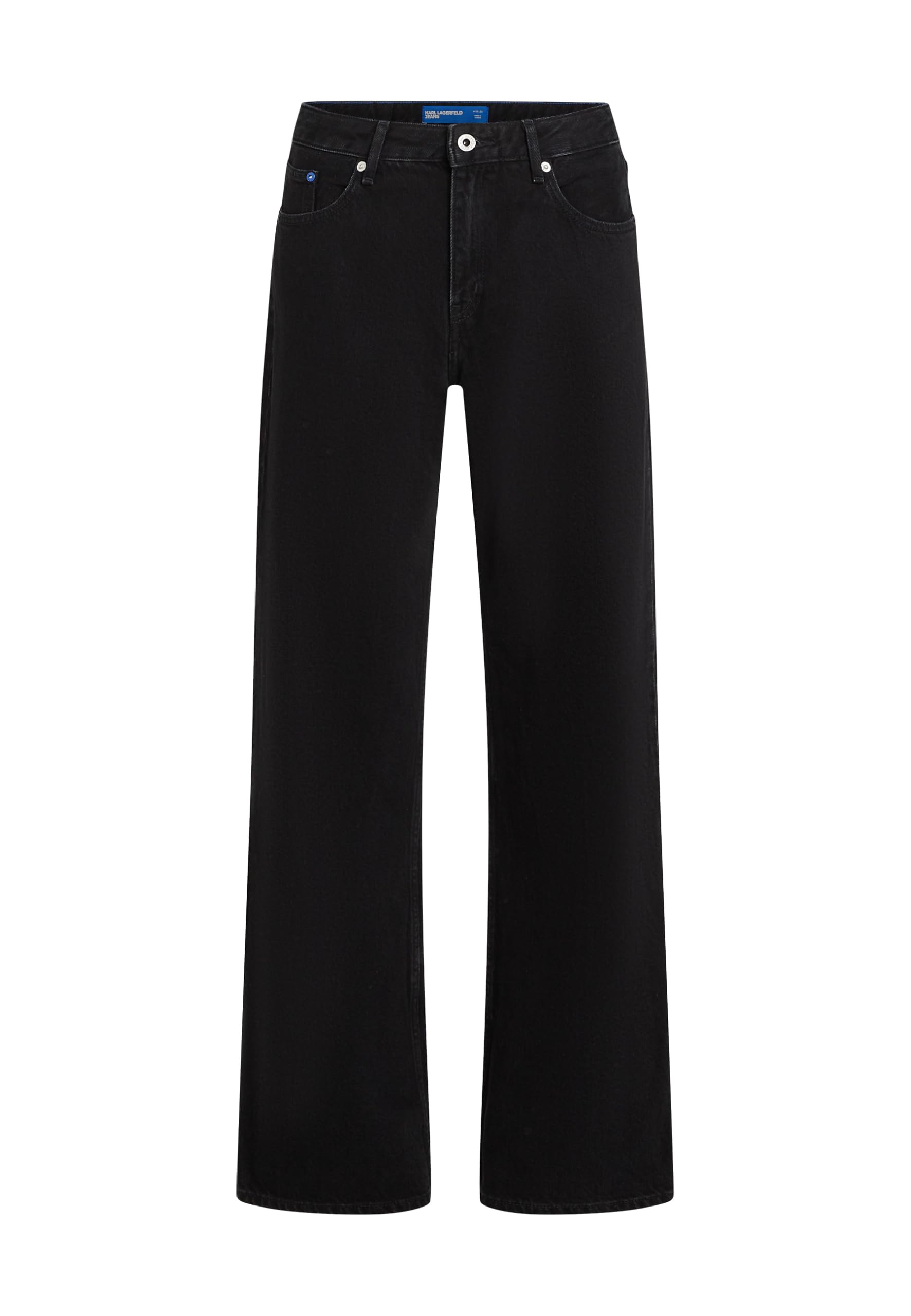 Karl Lagerfeld Women's Mid Rise Relaxed Denim Jeans