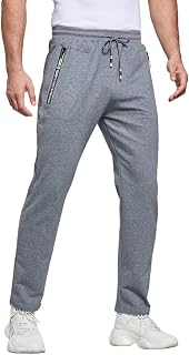 ZOXOZ Sports Trousers Men's Casual Sweatpants Cotton Elastic Waist Sweatpants