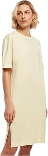 URBAN CLASSICS Women's Dress Short Sleeve Oversize 100% Organic Cotton Summer Dress Casual Dress Available in Various Colors and Sizes XS - 5XL