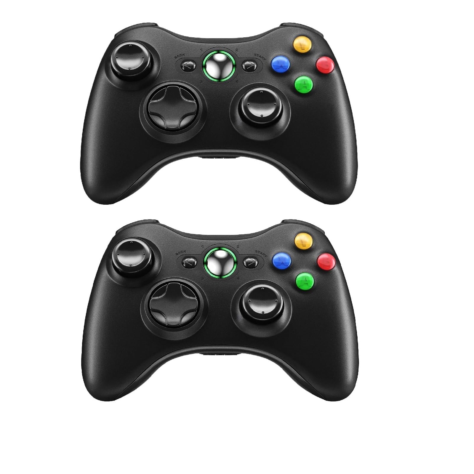 Prodico Xbox 360 Wireless Controller 2 Pack, 2.4G Wireless Controller for Xbox 3