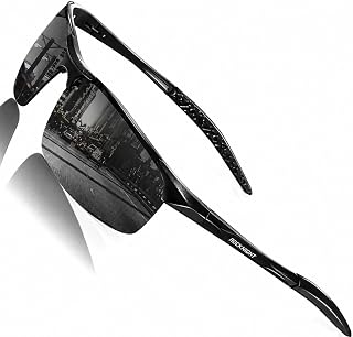 ROCKNIGHT Driving Polarized Sunglasses for Men Golf Outdoor Use Al-Mg Frame