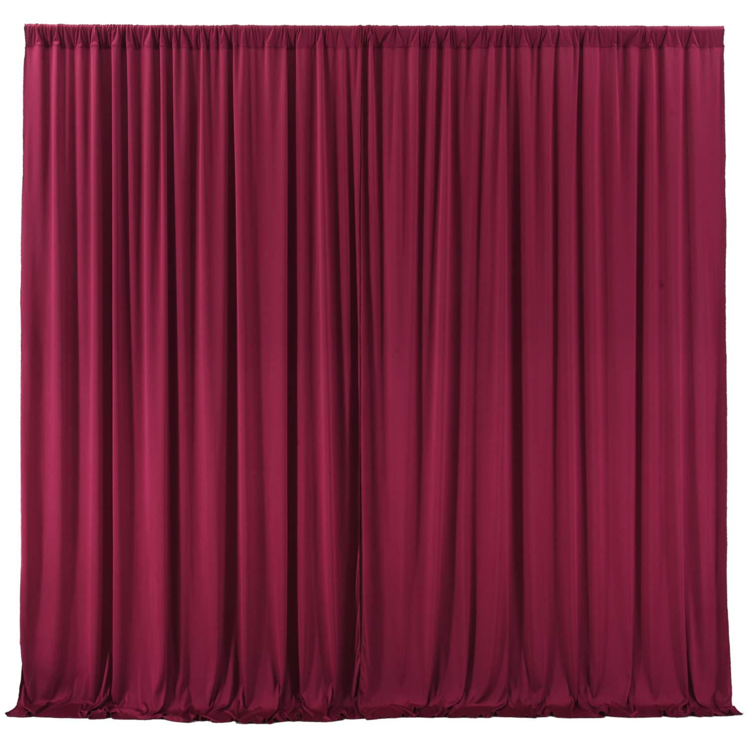 10ft x 7ft Burgundy Wrinkle Free Maroon Backdrop Curtain Drapes Wine Red Backdro