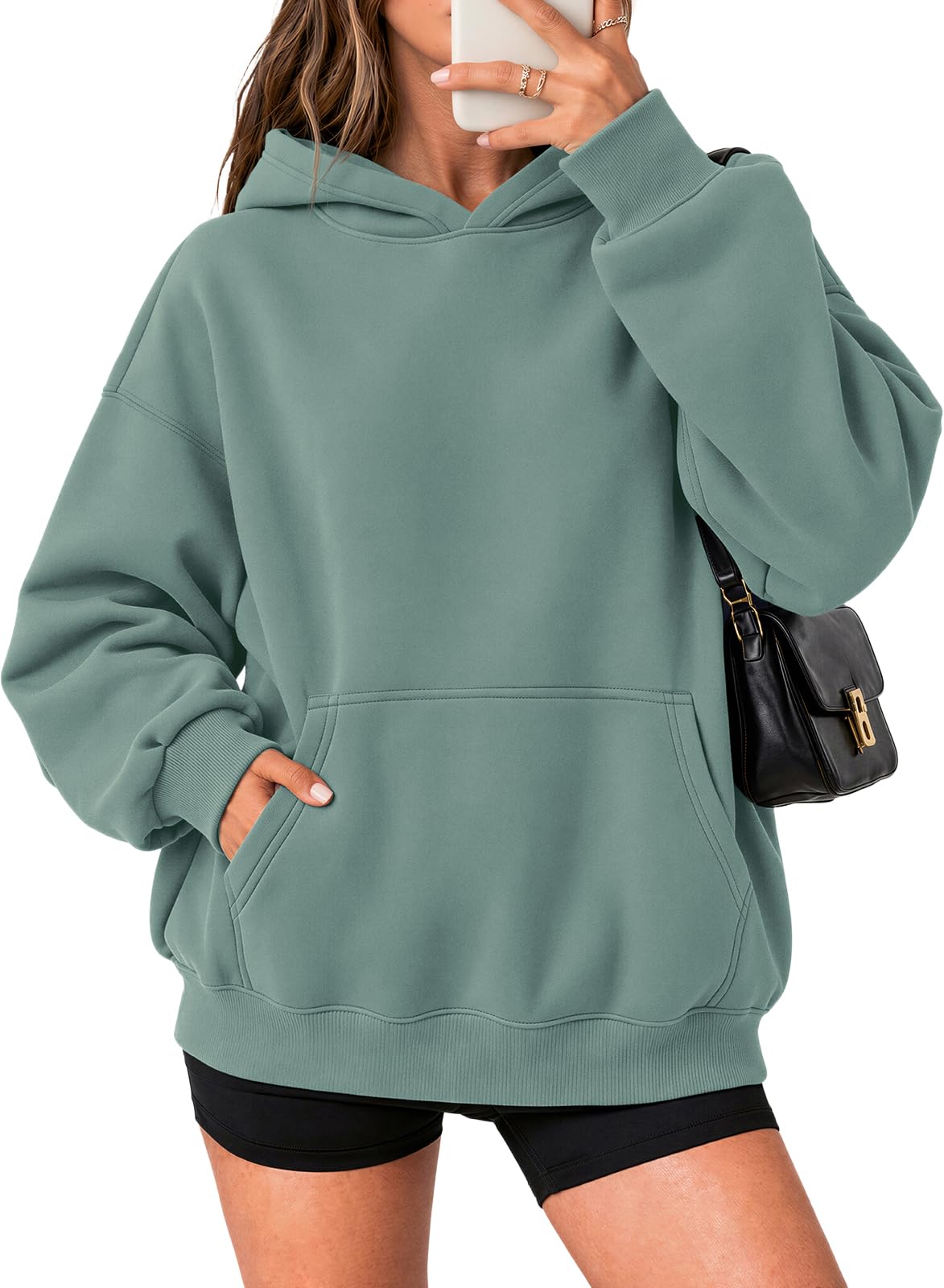 ATHMILE Womens Oversized Hoodies Fleece Sweatshirts with Pocket