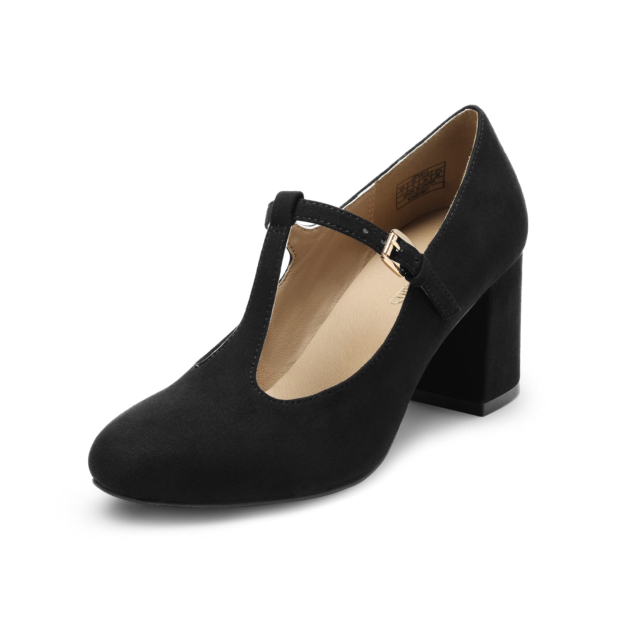 DREAM PAIRS Women's Wide Heel Shoes
