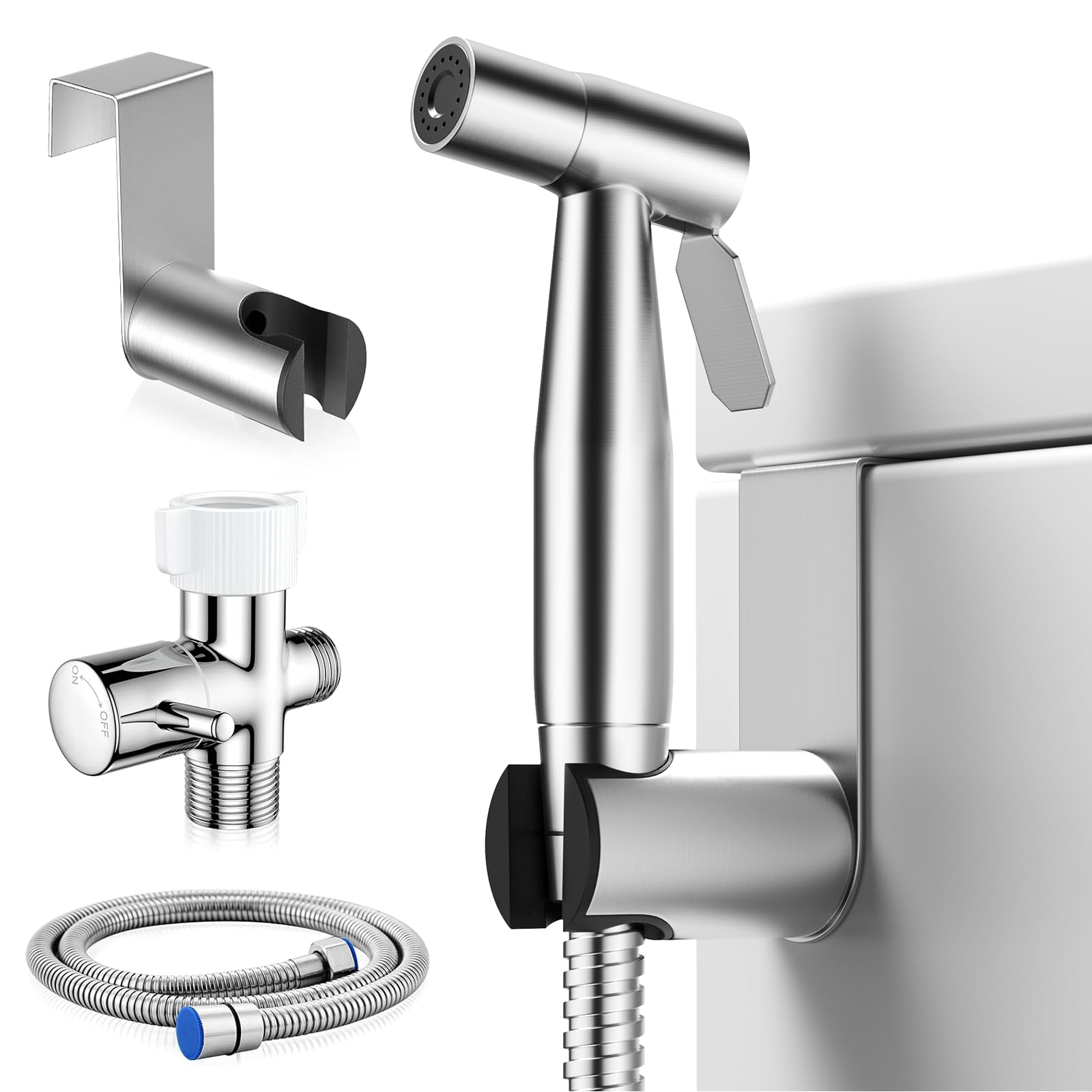 BRITULIF Handheld Bidet Sprayer for Toilet, Adjustable Pressure, Jet Spray | Lea