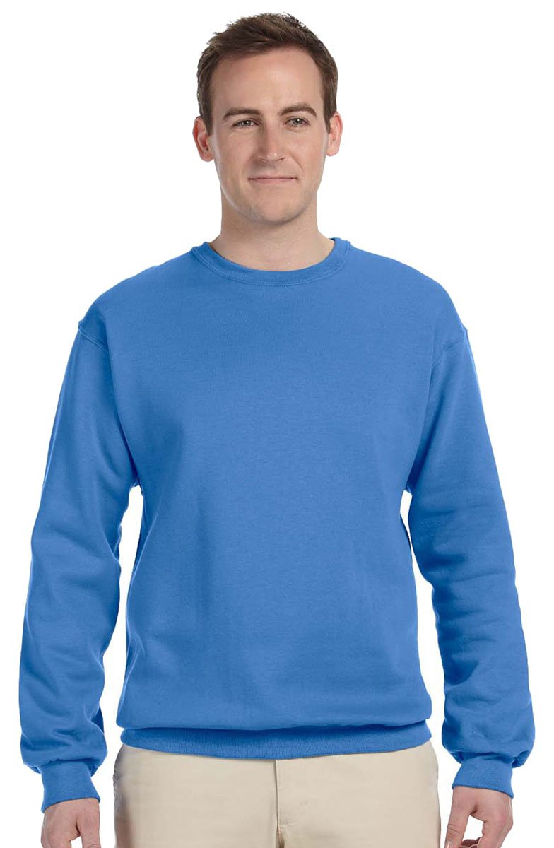 Jerzees Mens Pill Resistant Long Sleeve Crewneck Sweatshirt