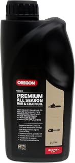 Oregon Premium All Season Chain & Bar Oil, 1L | For Gas and Electric Chainsaws, Any Brand Chain-Gears & Slide-Bars, Anti-Fling Technology, High-Film Strength