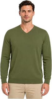 Krumba Men Cotton Oversized V-Neck Put On Sweater
