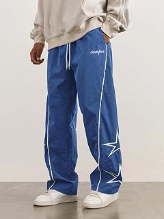 Men's Baggy Sweatpants Wide Leg Vintage Track Pants Y2K Casual Streetwear