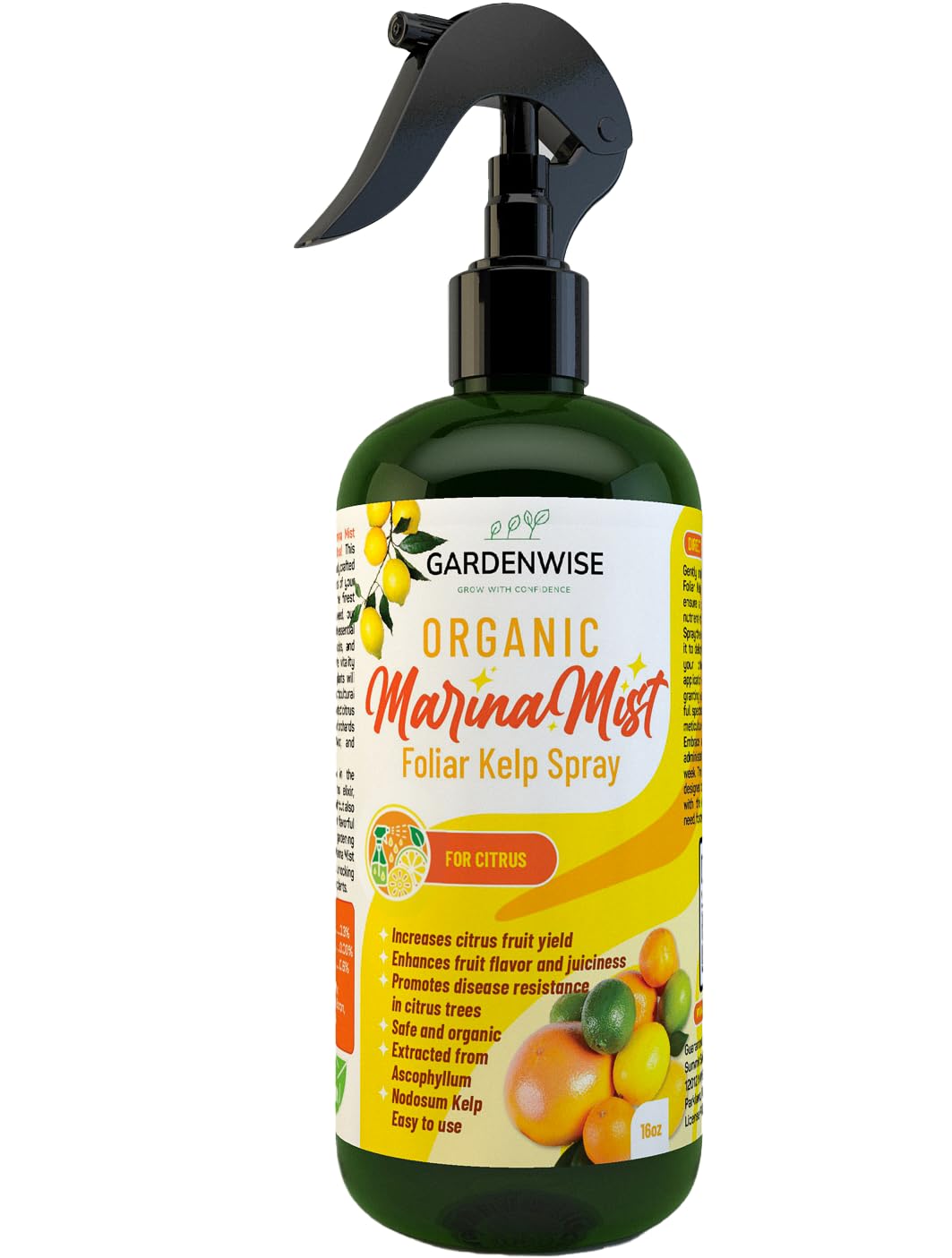 GARDENWISE Organic Marina Mist Foliar Kelp Spray for All Citrus and Fruiting Tre