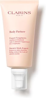 Clarins Body Partner Stretch Mark Expert | Stretch Mark Cream For Pregnancy and Weight Fluctuations | Tested and Recommended By Pregnant Women | Fragrance Free | Fast Absorbing | 175 ml
