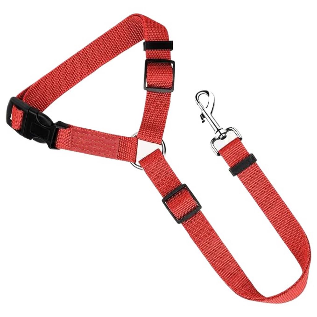 Pet Dog Cat Seat Belt, Car Headrest Restraint Adjustable Safety Leash Vehicle Se
