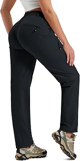 MoFiz Women's Hiking Pants Quick Dry Lightweight Trekking Pants with Pocket Breathable Functional Outdoor Pants for Women UV Protection (S-2XL)